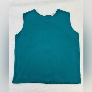 Express Teal Knit Sleeveless Top